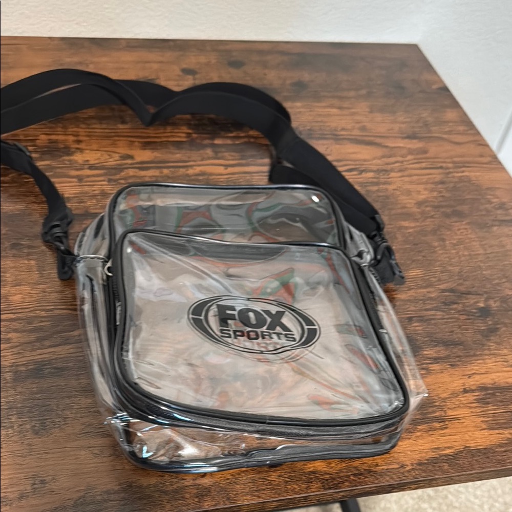 Clear Crossbody Bag - Black Trim